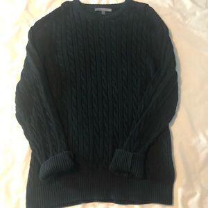 Black Old Navy Cable Knit Sweater